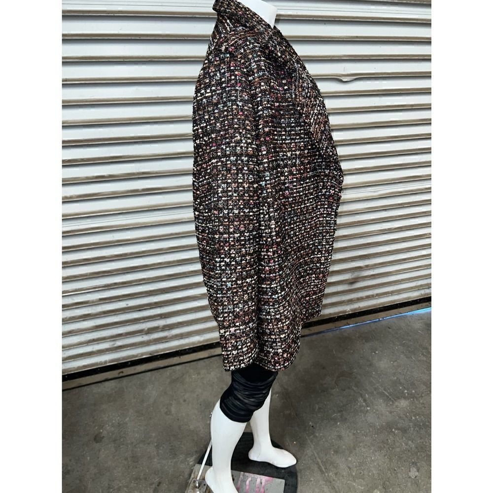 Slinky Brand Jacket Button Up Multi Colored Tweed… - image 4